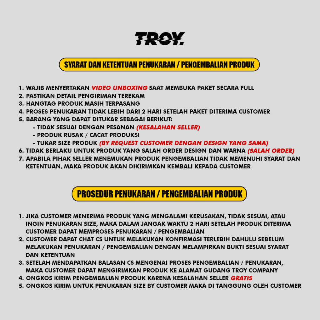 Troy Company Sweater Crewneck Black Ibil - Sweatshirt Pria Wanita Hitam SW 2172