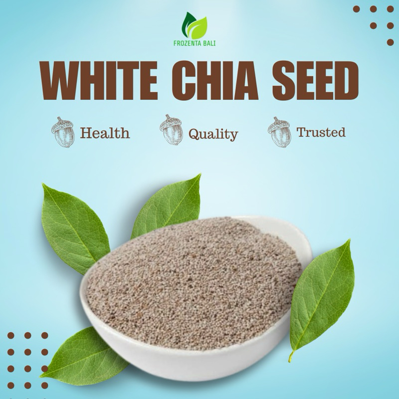 

Organic white chia seeds 250g