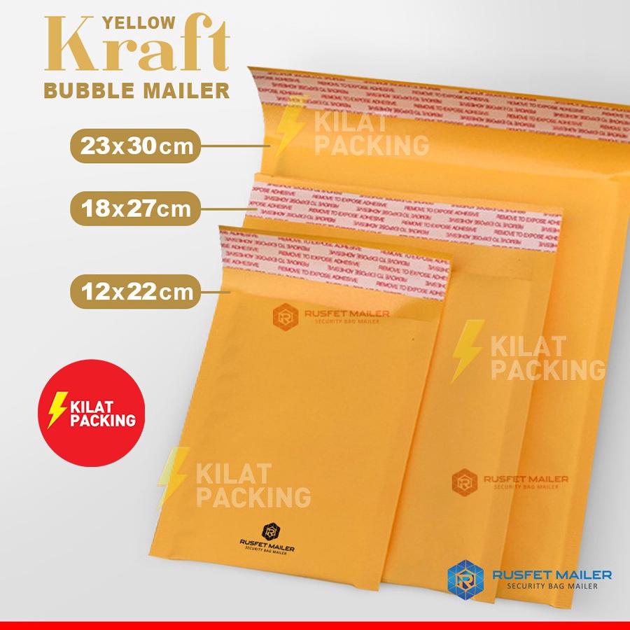 

DIJAMIN ORI AMPLOP BUBBLE MURAH BUBBLE MAILER POLYBUBBLE RUSFET PREMIUM MURAH KRAFT PAPER VARIAN