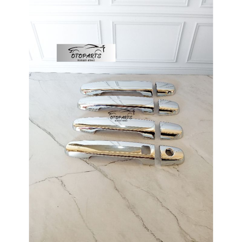 COVER HANDLE PINTU MOBIL YARIS TAHUN 2006-2013 KEYLESS CROM