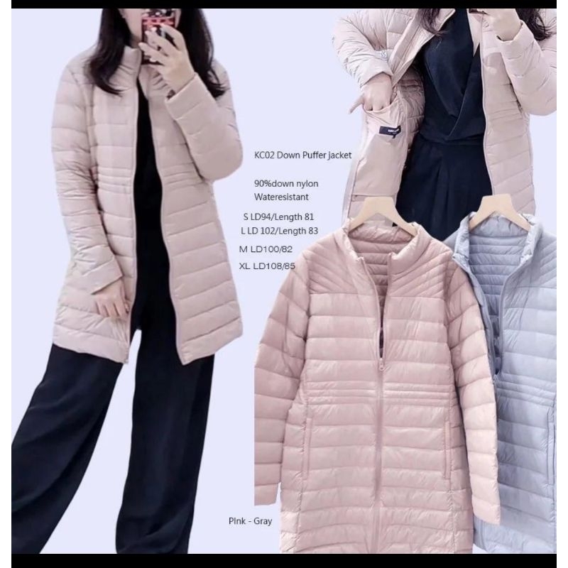 Jaket Wanita Lightweight Down Ringan Musim Dingin