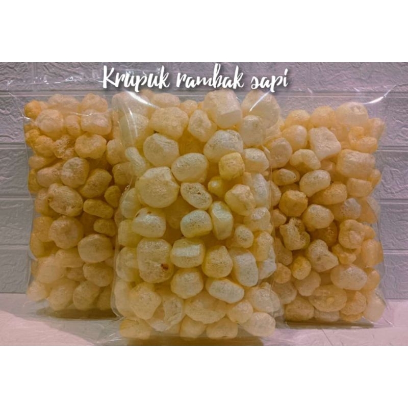 

krupuk rambak/krupuk kulit sapi/krupuk kulit renyah/gurih asin