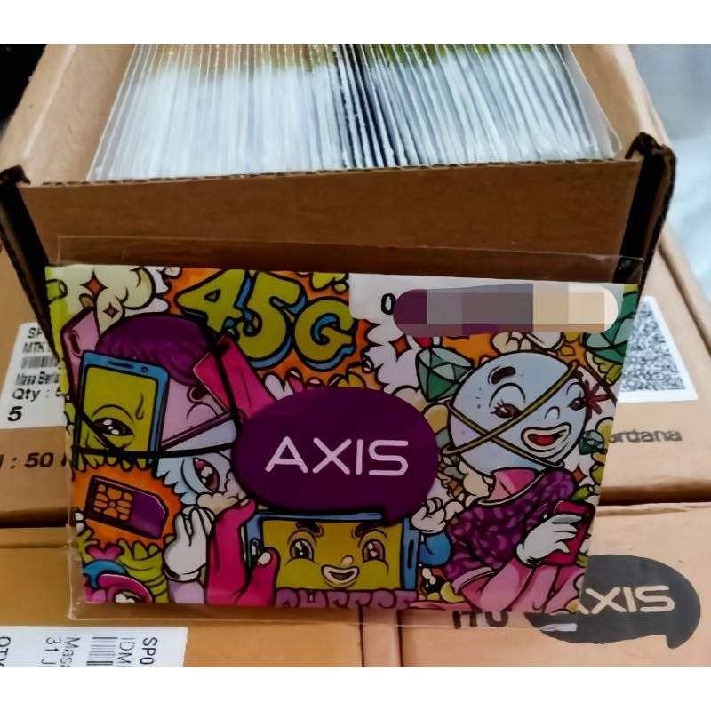 KARTU PERDANA AXIS (SEGEL) KOSONG