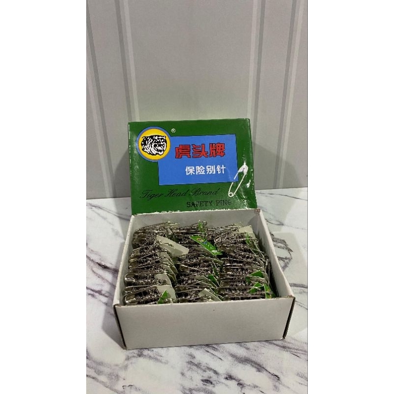 (1IKAT)Peniti TIGER/ SWAN isi 12 pcs / Peniti Hijab/Peniti Jilbab/Peniti set