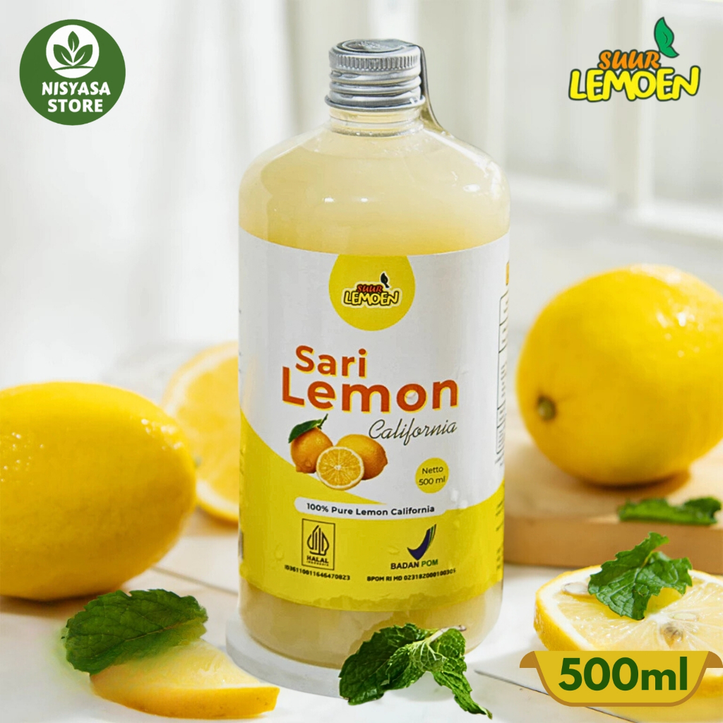 

Suur Lemoen Sari Lemon Air Lemon Murni Minuman Diet 500ml Lemon California