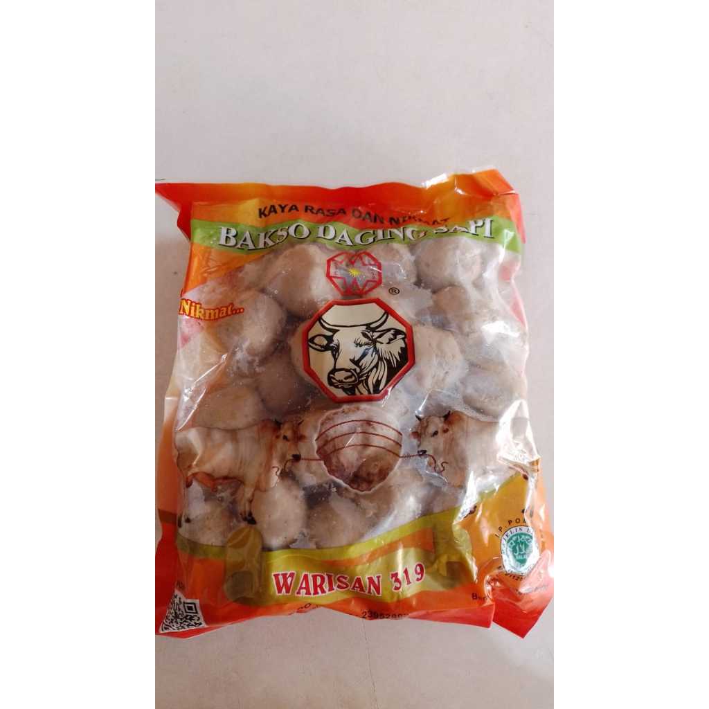 

Bakso Urat Sapi Warisan 319 Isi 50 pcs ( 600 gr )