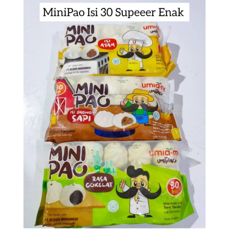 

Umiami Mini Pao Isi 30 | varian isi Coklat dan isi Ayam