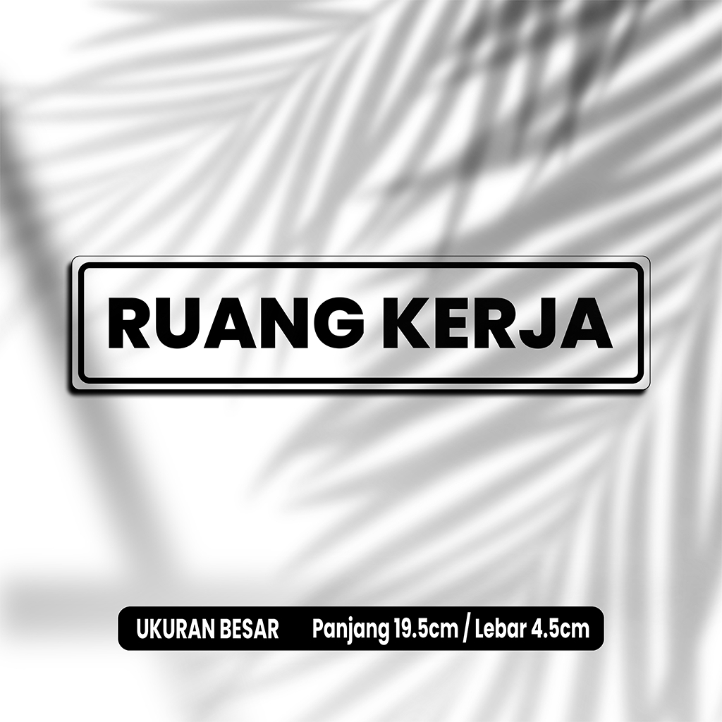 

RUANG KERJA - STIKER VINYL ANTI AIR - STIKER DINDING AESTHETIC