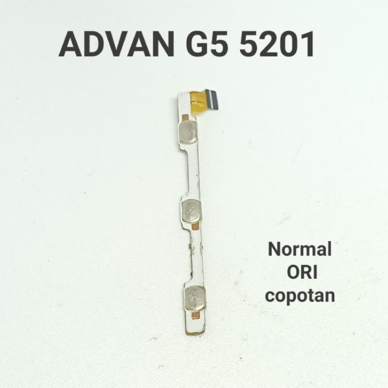 Fleksibel Flexible on of volume Advan G5 model 6201 bekas Copotan