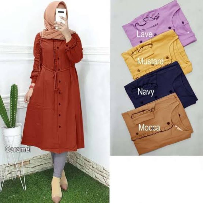 baju wanita tunik z4 motif modern dewasa