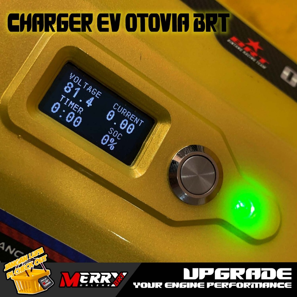 Charger BRT Baterry baterai motor listrik EV OTOVIA fast charging