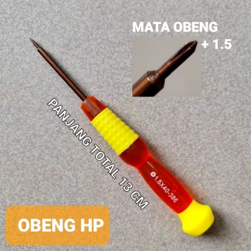 OBENG SATUAN PLUS 1,5 TOOLS ALAT SERVIS HP DREI +