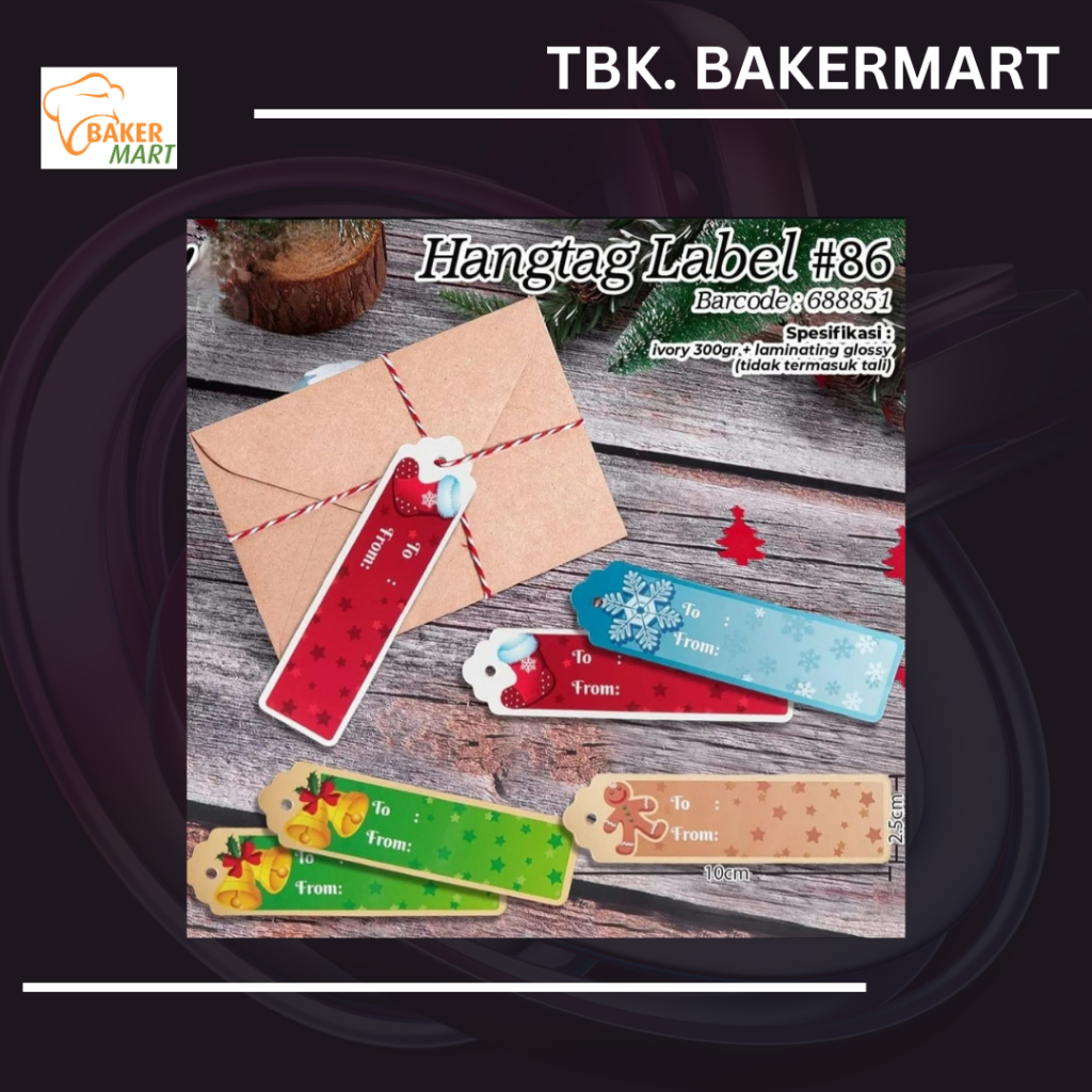 

Hang Tag Natal Kecil /25pcs