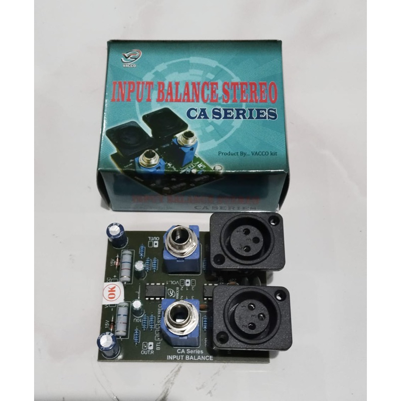 Kit Input Balance Stereo CA Series By Vacco