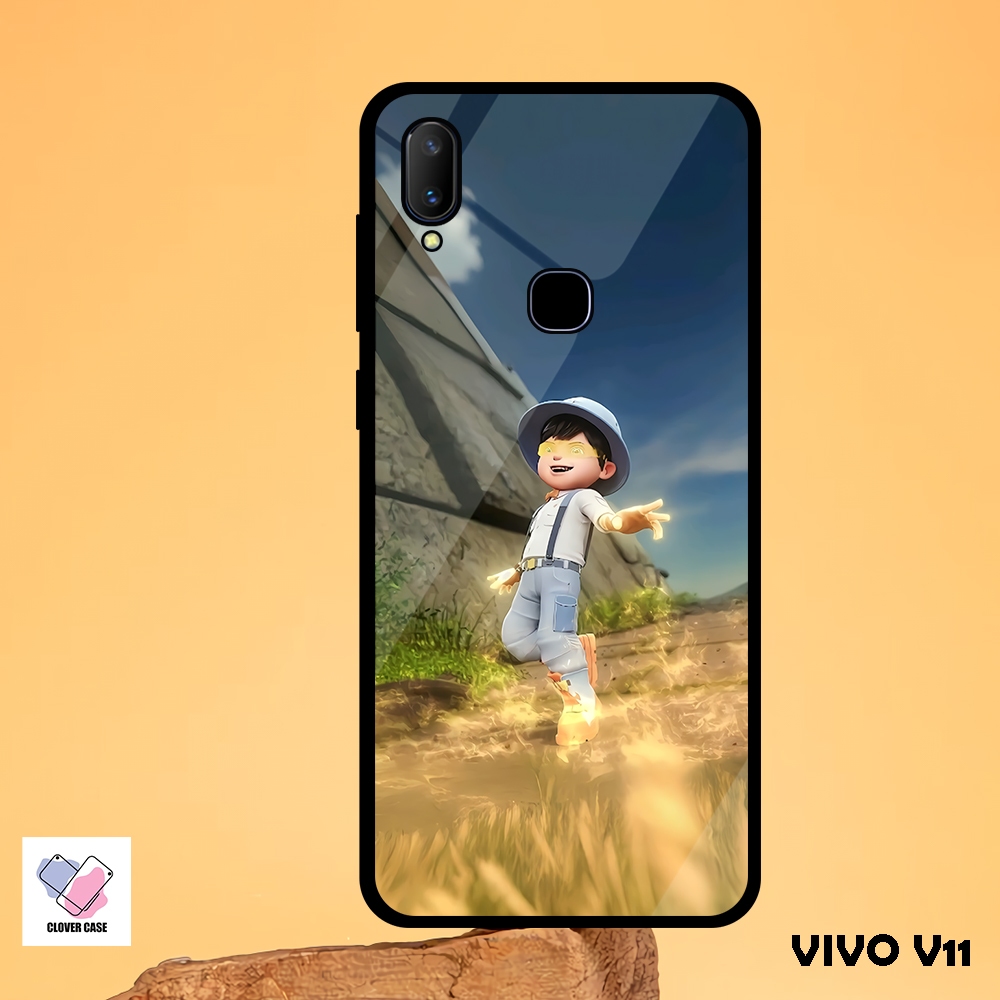 [KN17]  Case Glossy Case | VIVO V11| CASE KEKINIAN LUCU |  Casing Hp Kilau Motif BOBOIBOY
