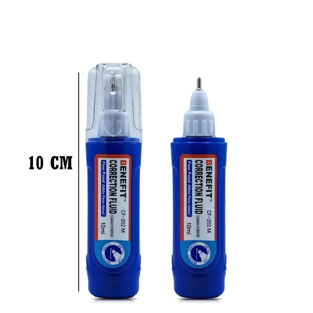 

1pcs Benefit Correction Fluid 10ml / Tip Ex Cair / Tip X Correction Pen CF-202M