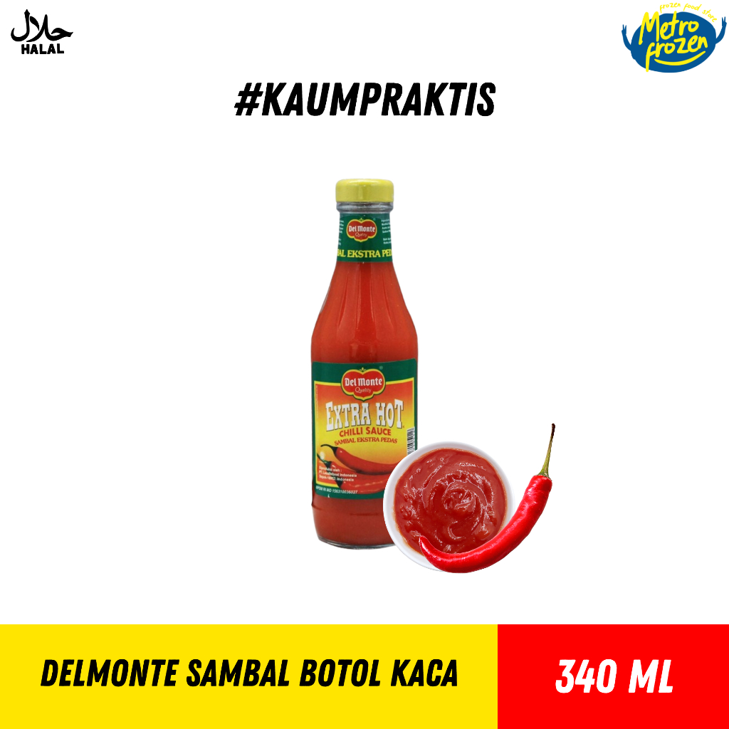 

DELMONTE Sambal Pedas Botol Kaca 340ml