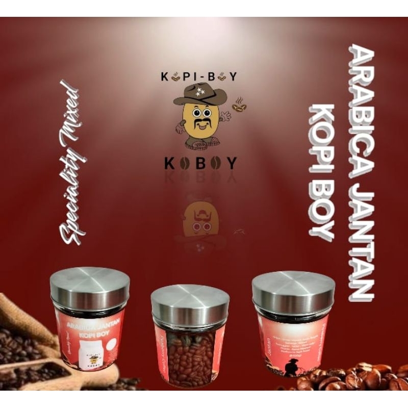 

Biji Kopi / Coffee Speciality Arabica Jantan Kopi Boy - Koboy