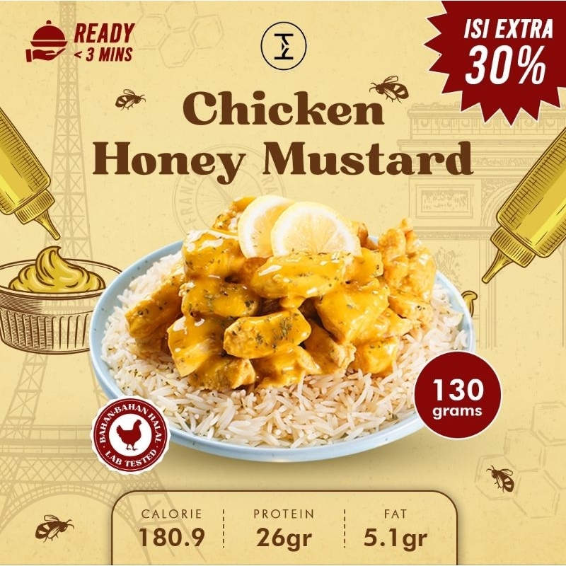 

CHICKEN HONEY MUSTARD - Lauk Frozen Siap Masak - Meal Prep