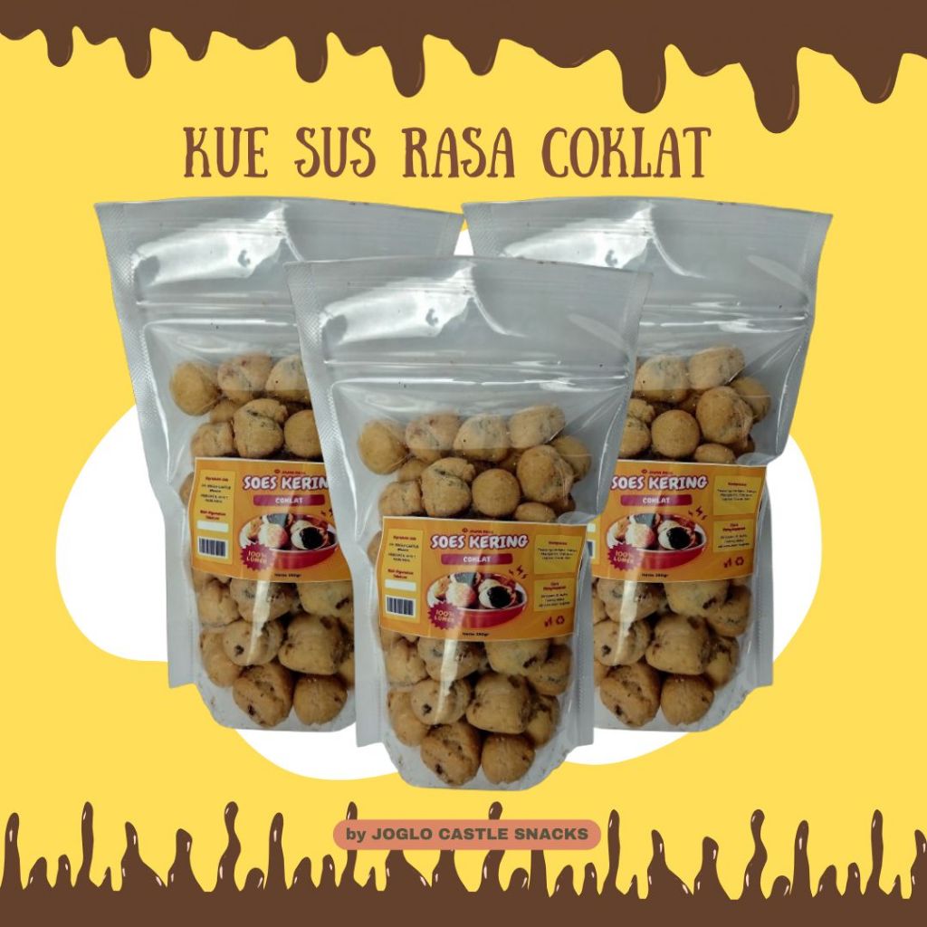 

Kue Kering Sus / Soes Isi Coklat 250 gr