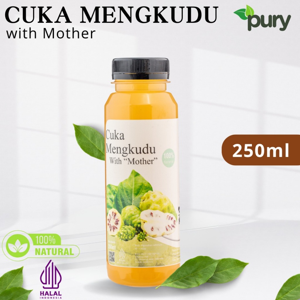 

CUKA MENGKUDU 250 ML ORIGINAL WITH MOTHER/CUKA MENGKUDU ORGANIK MURNI TANPA CAMPURAN