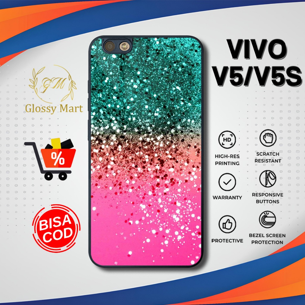 Casing Vivo V5 V5s Terbaru Hardcase Softcase Glossy Gliter Termurah Case Vivo V5 V5s Terlaris