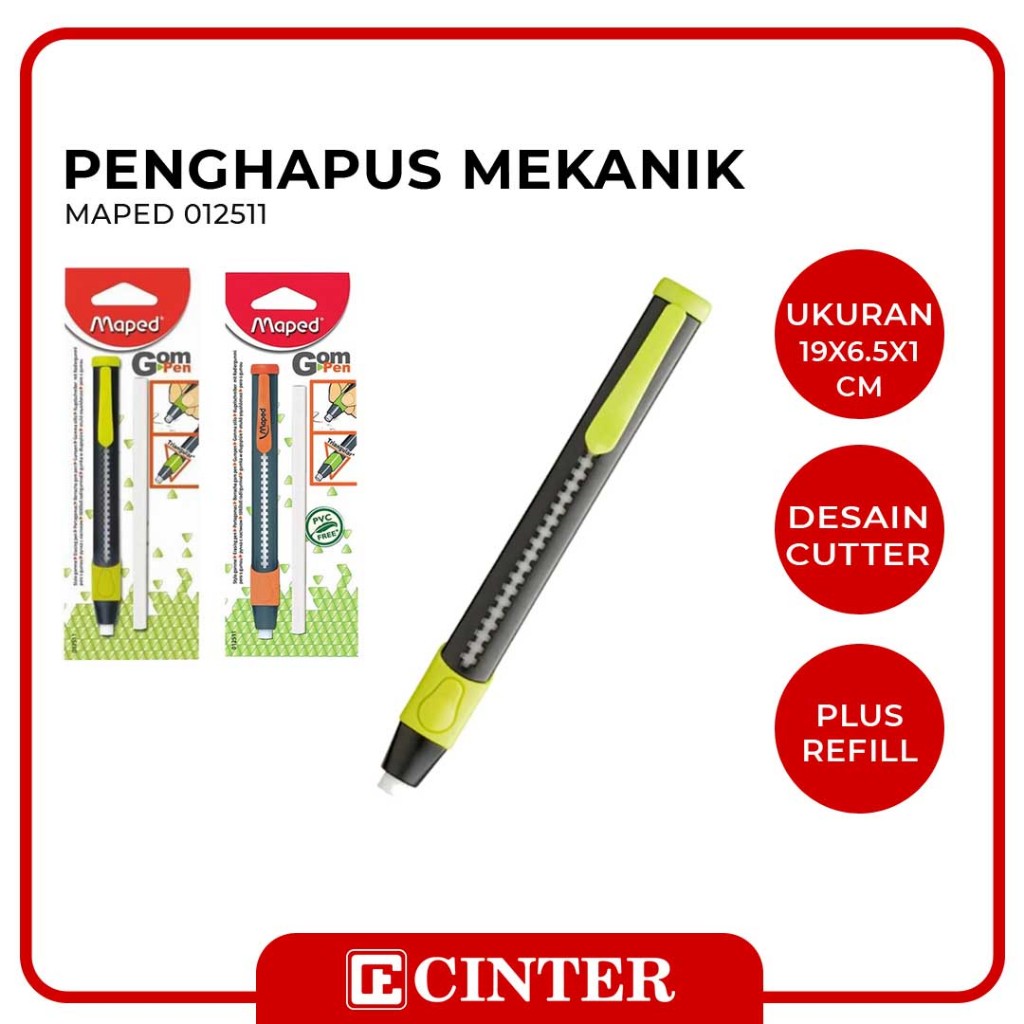

MAPED - PENGHAPUS MEKANIK / SETIP / KARET KOREKSI / ERASER CIRCULAR GOM PEN BLITSER 012511