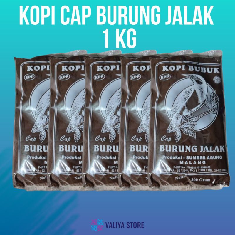 

KOPI CAP JALAK 1 KG ( 5 pcs ) MURAH PROMO