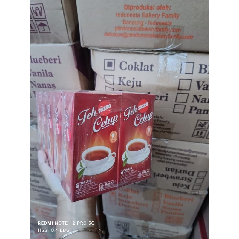 

Teh Celup Sosro 30Gram isi 15 kantong