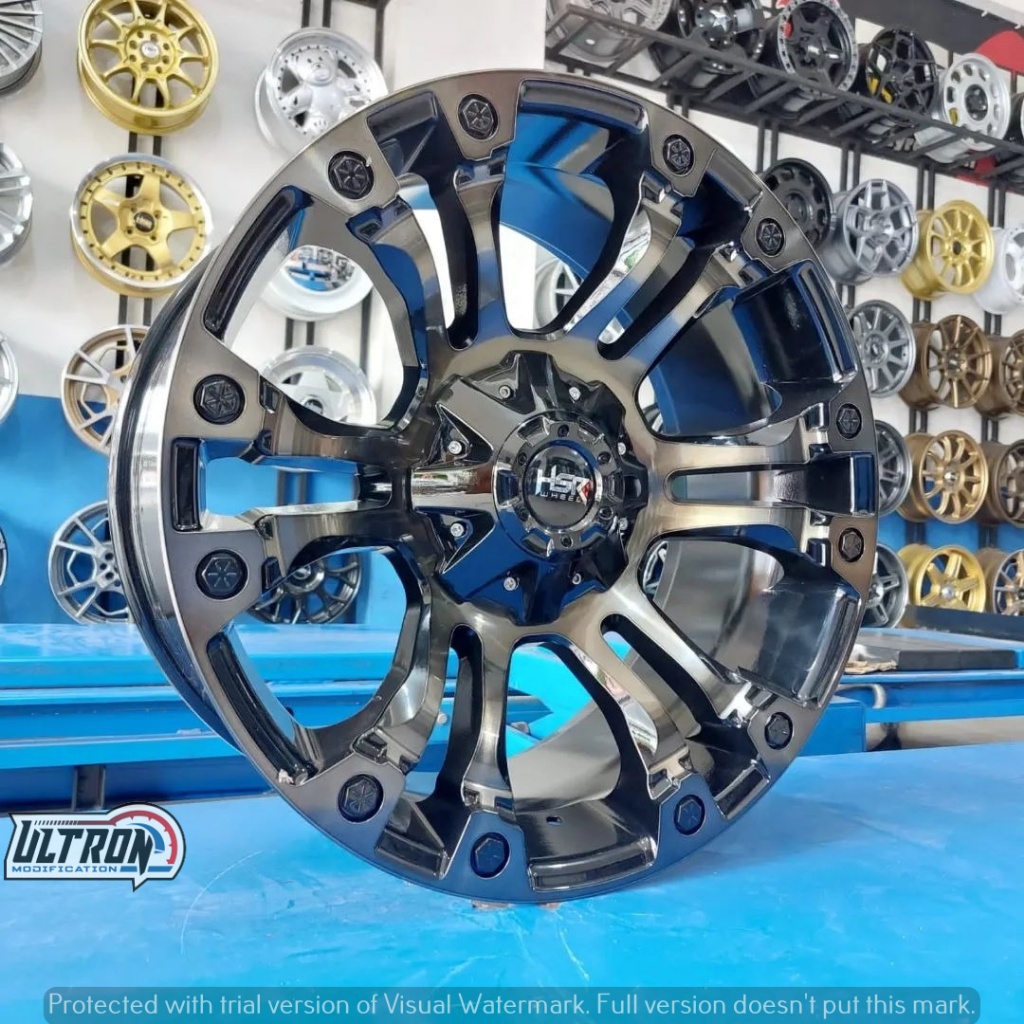 Velg Hsr Ring 20 Mobil Fortuner Pajero Strada Triton Dll Hsr Lumbis R20 Lebar 9
