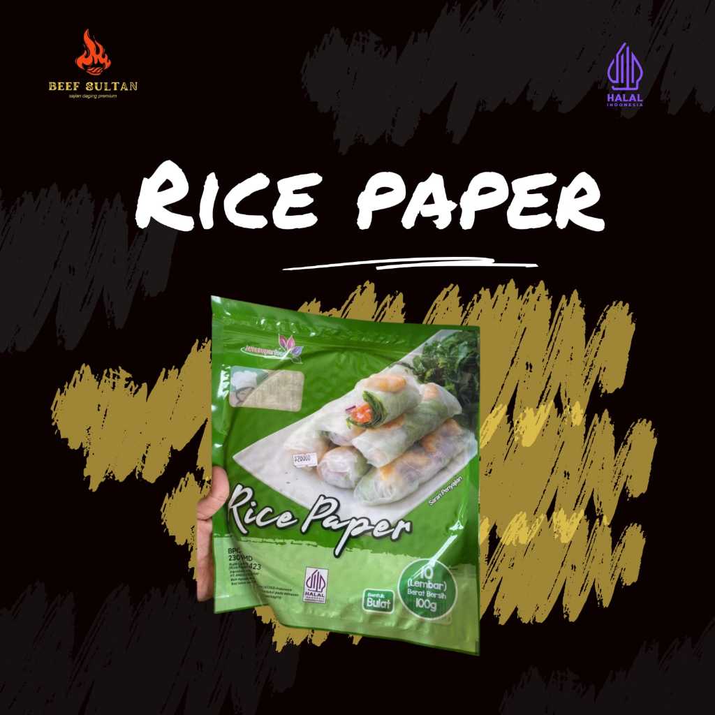 

Rice Paper Java Superfood | Kulit Lumpia isi 10 lembar | Kulit Kue Lumpia Halal | Rice Paper Java Superfood | Java Rice Paper Bulat 10 lembar | Kulit Lumpia isi 10 Lembar