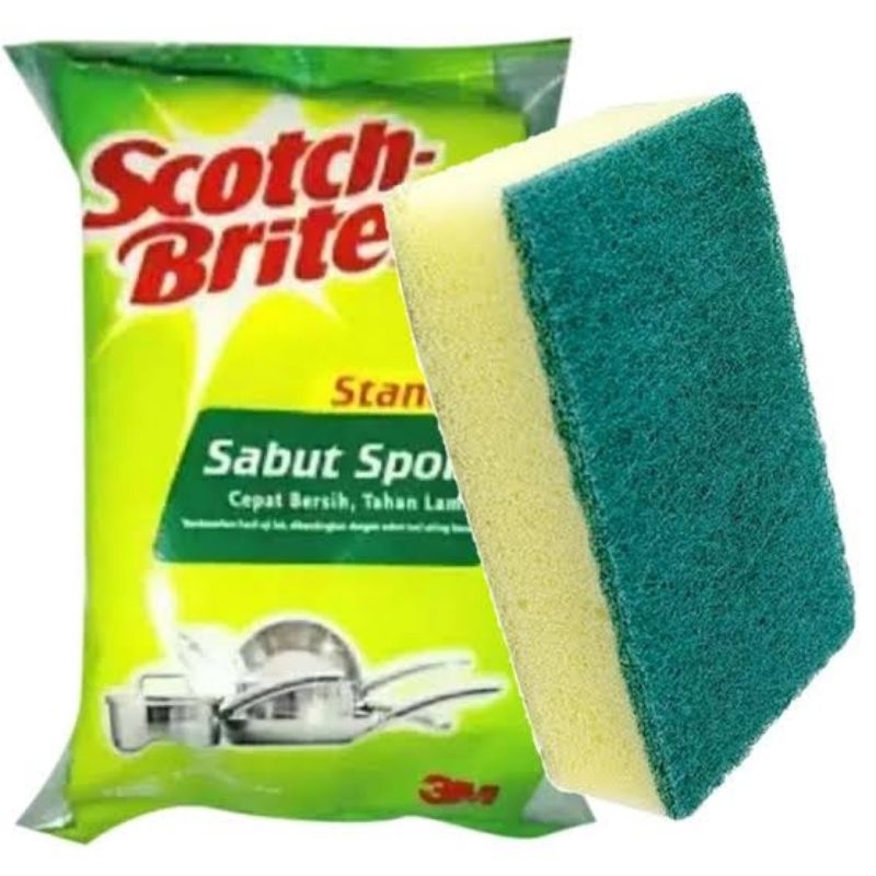 Spons Busa Cuci Piring Scotch Brite