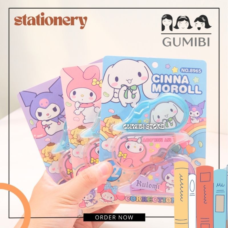 

CORRECTION TAPE SANRIO SET TIP EX SANRIO 3 IN 1 PENGHAPUS PULPEN SANRIO TIP X SANRIO LUCU TERMURAH