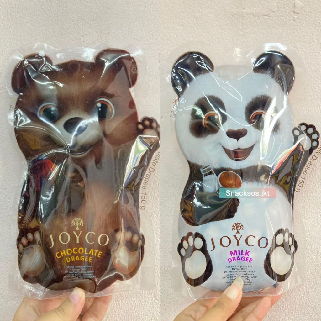 

JOYCO CHOCOLATE / MILK SUSU DRAGE BEAR