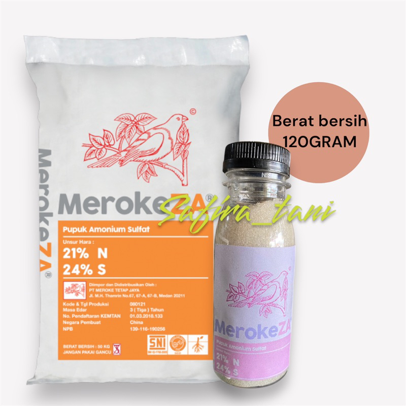 PUPUK ZA MEROKE PUPUK TANAMAN 120 gram repack