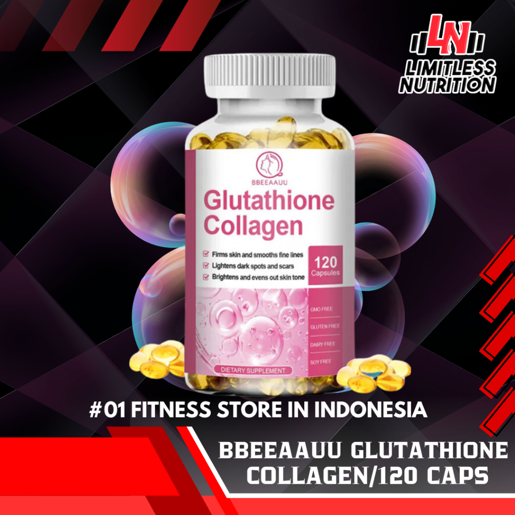 Glutathione Collagen Peptides Capsule + L Cystine - 120 Capsule