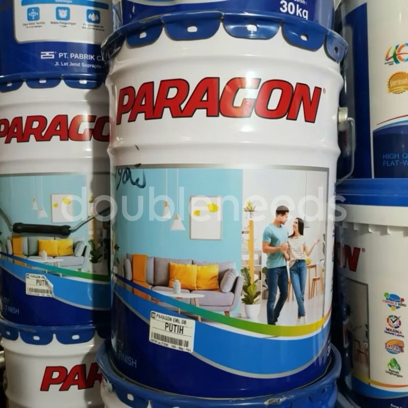 CAT TEMBOK PARAGON PUTIH 30KG PARAGON 1PAIL 30KG