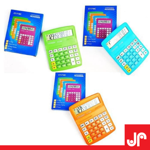 

CITIZEN CALCULATOR CT-718C / KALKULATOR CITIZEN CT-718C 12 DIGIT