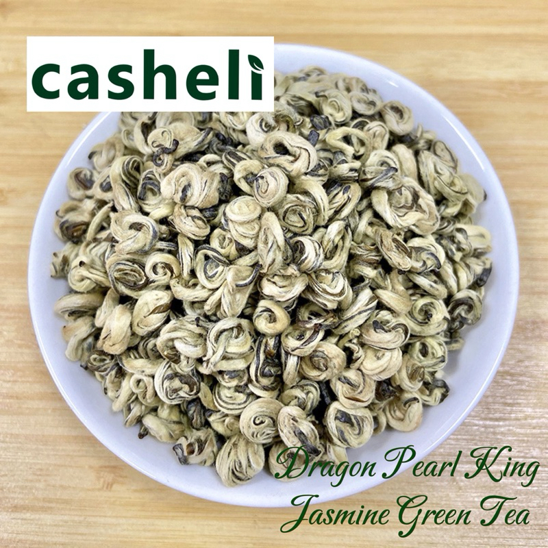 

casheli Dragon Pearl King Jasmine Green Tea 100% Natural Jasmine Scenting