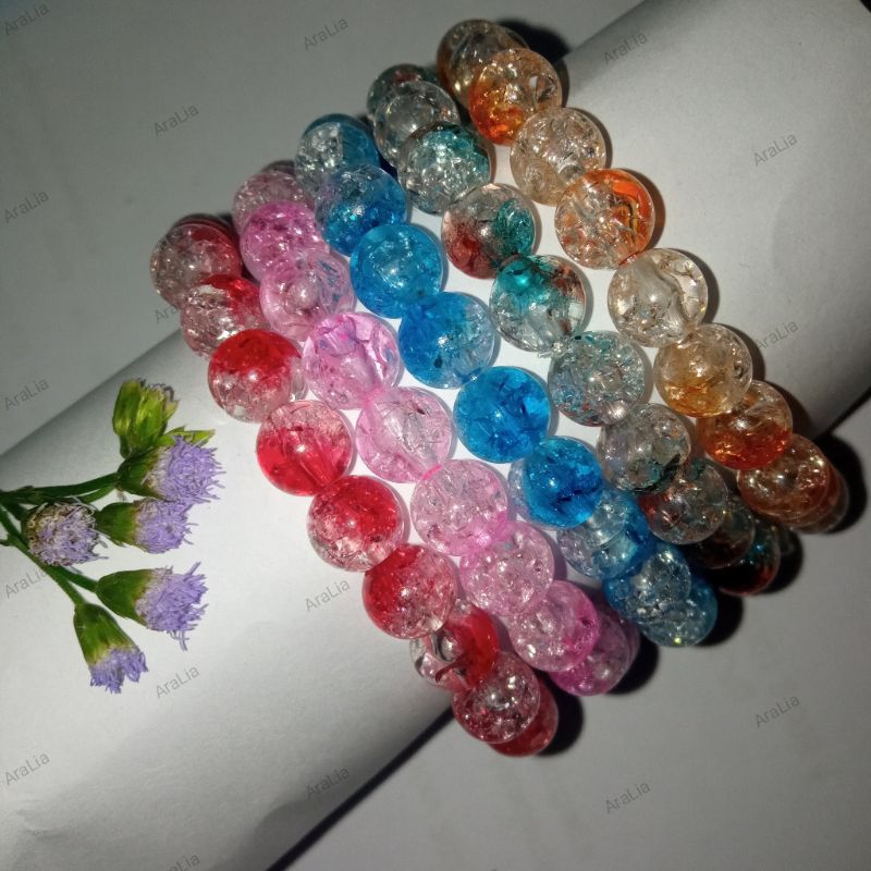 Gelang Manik Manik Kristal Korea✨