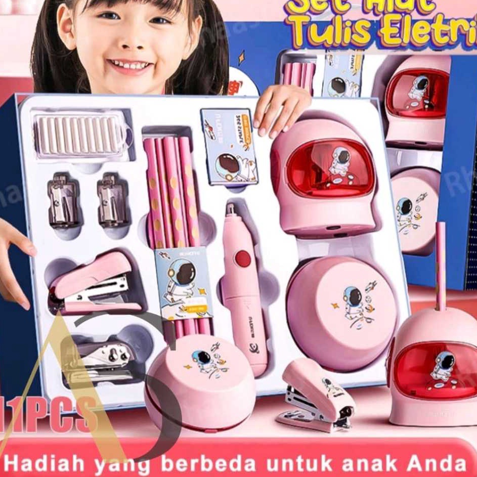 

Promo Gembira SET ALAT TULIS ELEKTRIK RAUTAN PENGHAPUS VACUUM PENSIL ELECTRIC STATIONERY SET