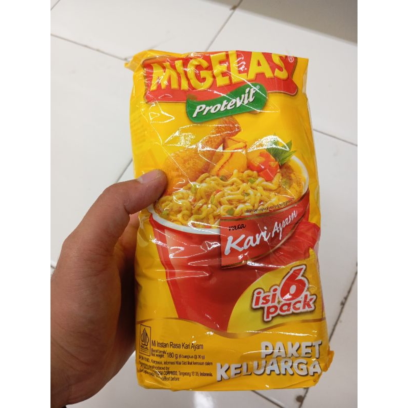 

Migelass Paket Keluarga Kari Ayam 30Gr isi 6pcs