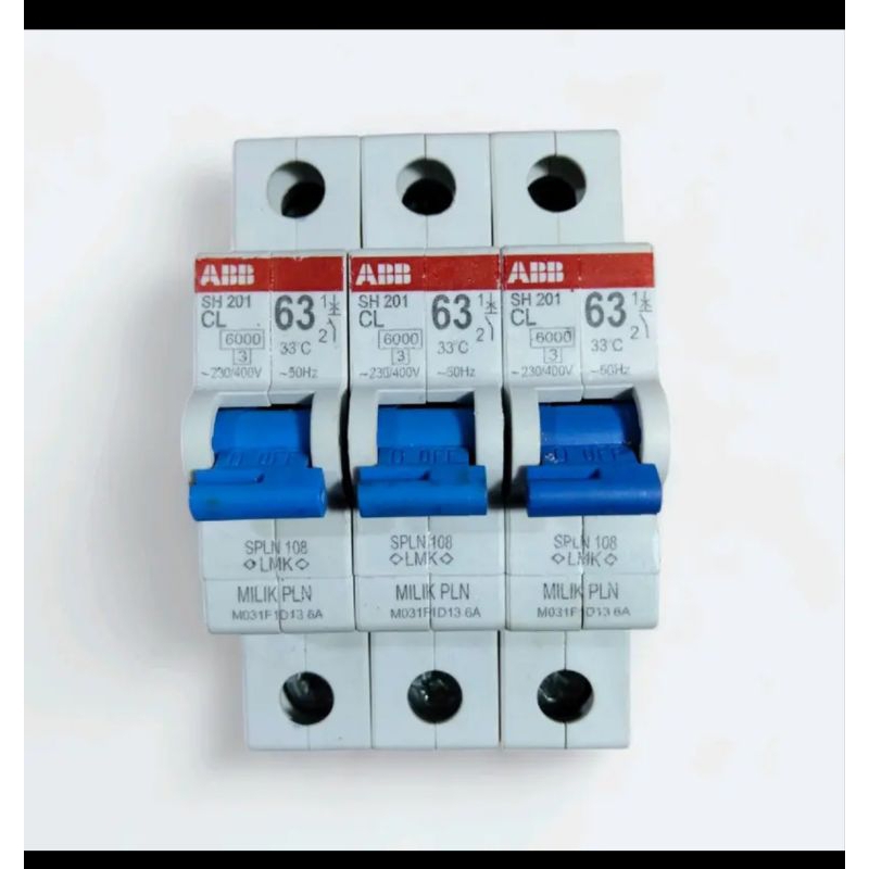 mcb pln 1pas tipe sh201 50a 63a Redy original