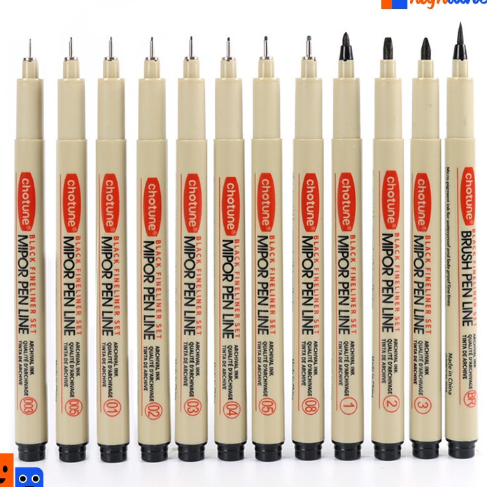 

RESTOK GAN Hightune Micron Drawing pen set 35112 Waterproof Drawing Pen Micron Set