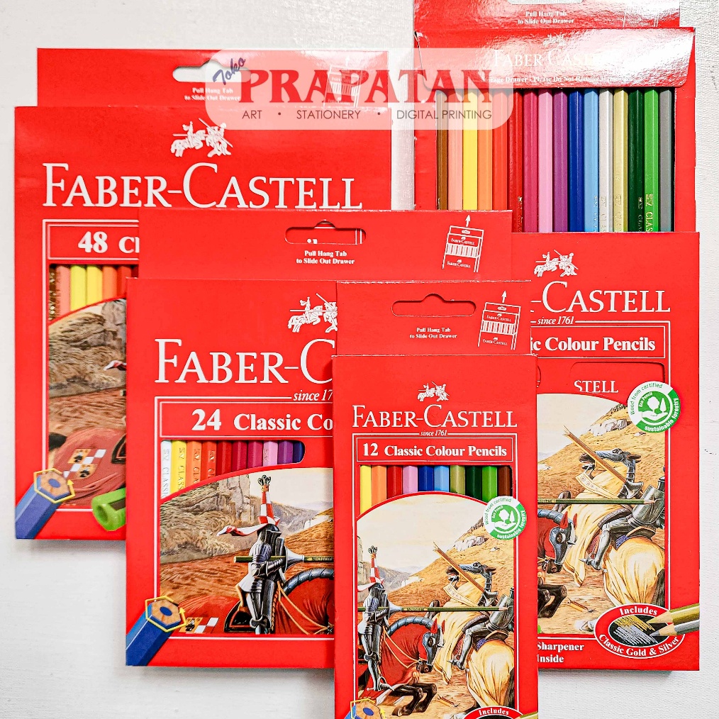 

KODE U62I Pensil Warna Faber Castell Classic Color Pencil