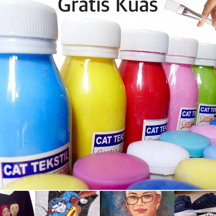 

KODE V59J Cat Kain Cat Sepatu Cat Kulit Cat Kanvas Premium Cat Tekstil Cantiq8ml Cat Jeans Cat Kaos Cat Tas Cat Suede Cat Topi Cat Sutra Textile paint Fabric lour Cat Repaint Waterbased Permanen Waterproof Awet Anti luntur by Ganzel