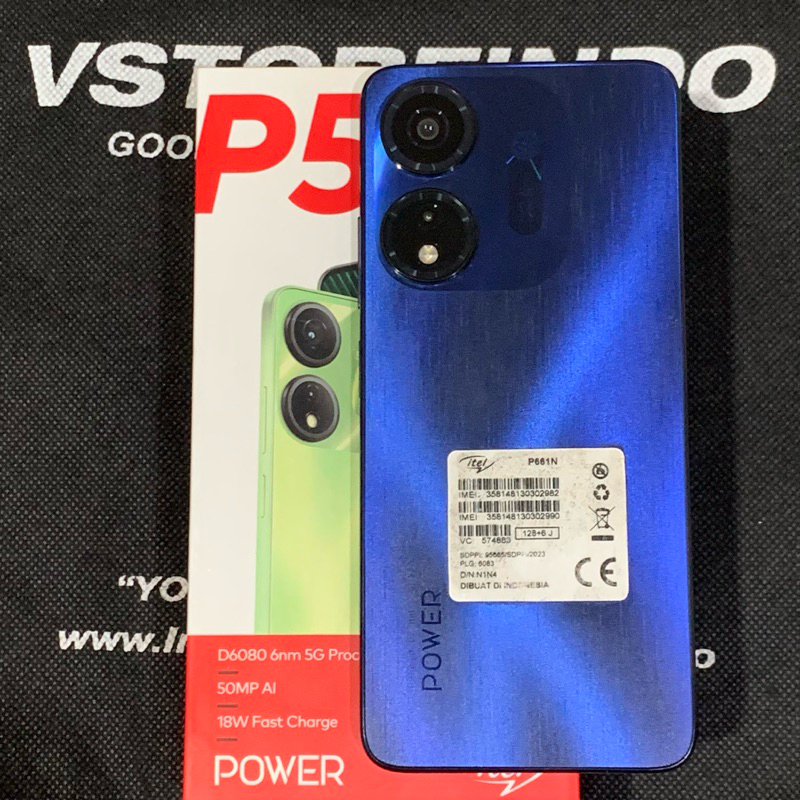 Itel P55 5G 6/128 GB Garansi Resmi Indonesia Second Bekas Original