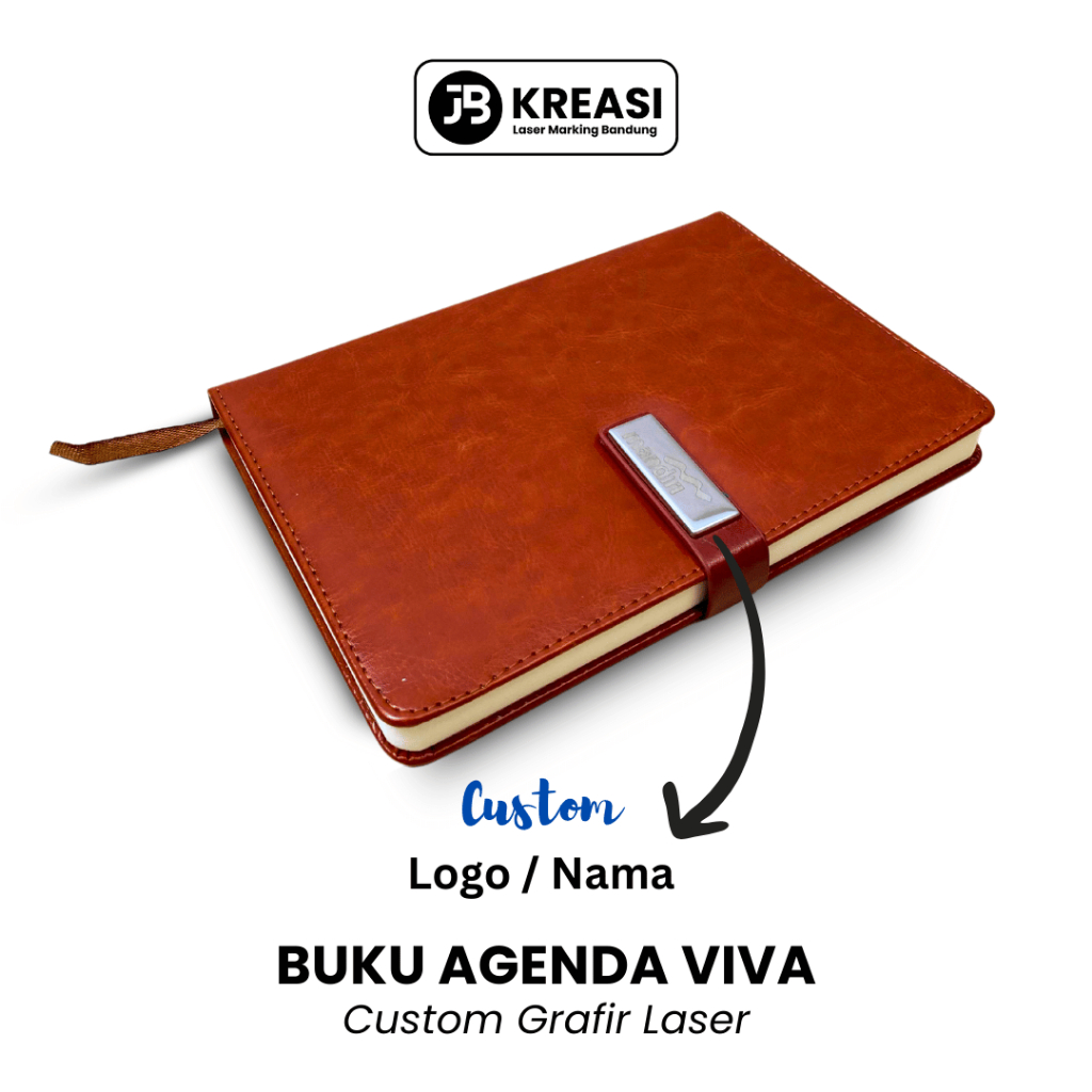 

Buku Agenda Custom Grafir Laser / Notebook Promosi / Souvenir Perusahaan JB Kreasi