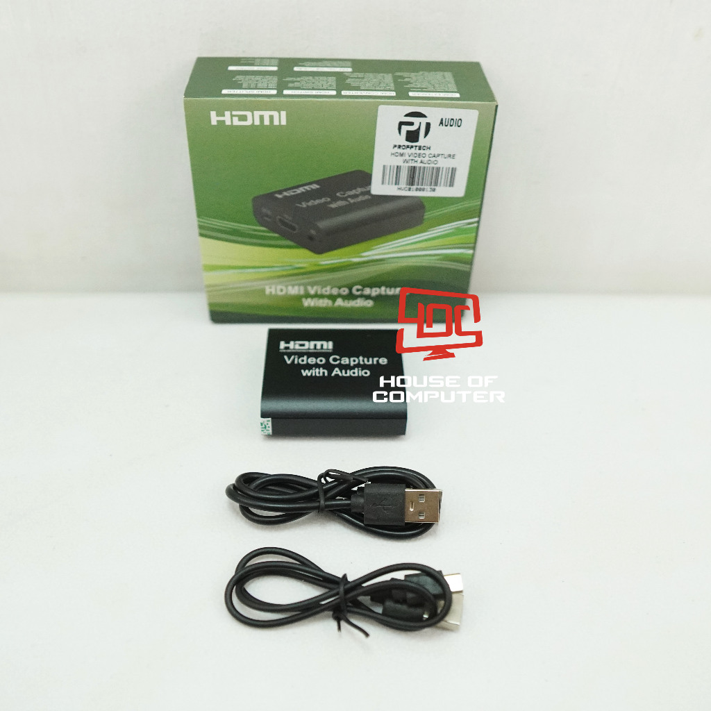 HDMI CAPTURE PREMIUM WITH AUDIO PROFFTECH USB 2.0 + AUDIO BEST QUALITY