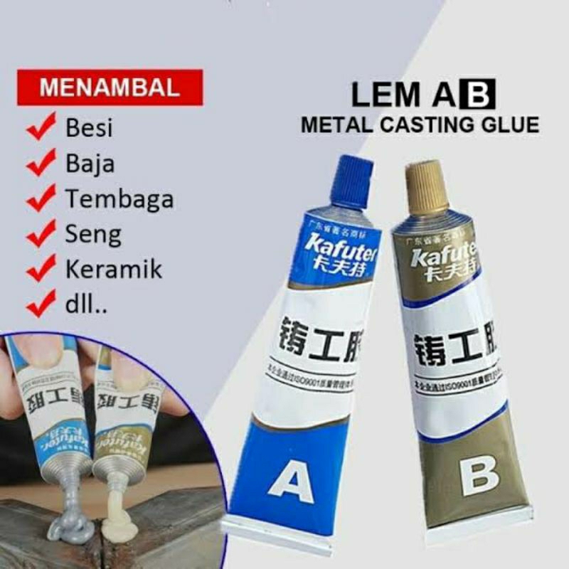 Lem epoxy super kuat lem AB lem besi serbaguna